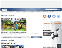 Tablet Screenshot of minecraftindir1.com